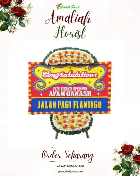 Sewa Papan Bunga PIK Pantai Indah Kapuk